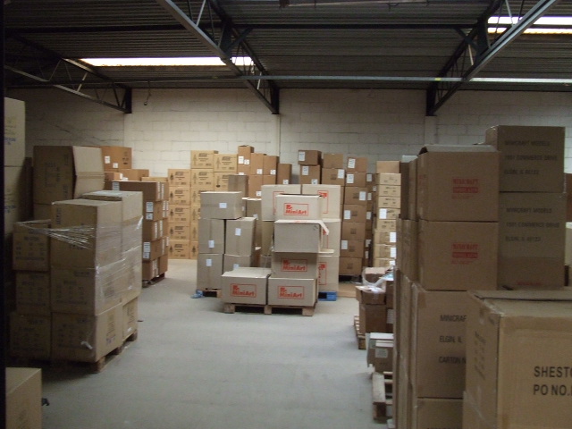 Bulk stock on our mezzanine storage area