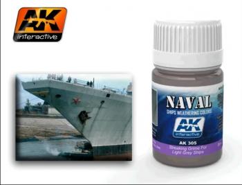 AK Interactive - 35ml Streaking Grime for Light Grey Ships