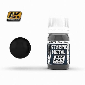 AK Interactive - 30ml Extreme Metal Paints - Blackbase
