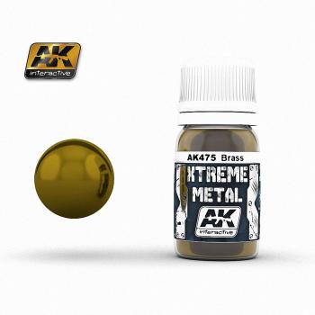 AK Interactive - 30ml Extreme Metal Paints - Brass