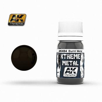 AK Interactive - 30ml Extreme Metal Paints - Burnt Metal