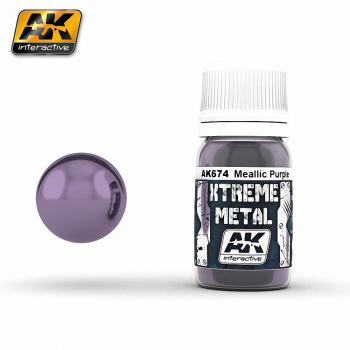 AK Interactive - 30ml Extreme Metal Paints - Metallic Purple