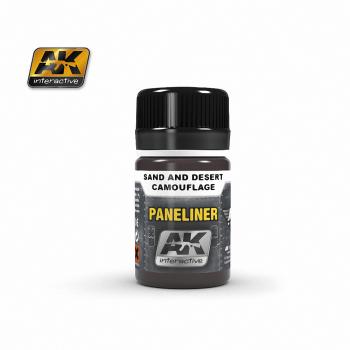 AK Interactive - 35ml Paneliner for Sand and Desert Camouflage
