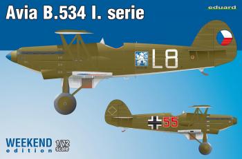 Eduard Kit 1:72 Weekend - Avia B-534 I. serie