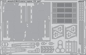 Eduard Photoetch 1:32 - Mosquito B Mk.IX Exterior