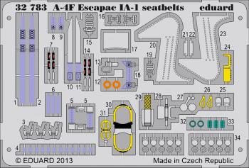 Eduard Photoetch 1:32 - A-4F Escapac IA-1 Seatbelts (Trumpeter)