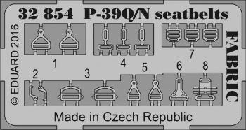 Eduard Photoetch 1:32 - P-39Q/N Seatbelts Fabric (KH32013)