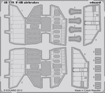 Eduard Photoetch 1:48 - F-4B Airbrakes (Academy)