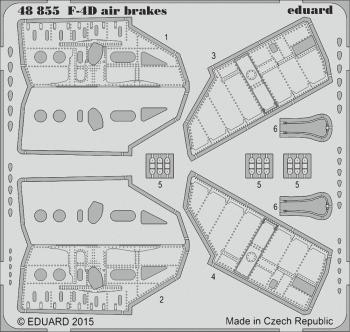 Eduard Photoetch 1:48 - F-4D Air Brakes (ACA12300)