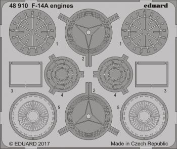Eduard Photoetch 1:48 F-14A Engines (Tamiya)