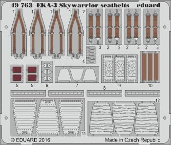 Eduard Photoetch 1:48 - EKA-3 Skywarrior Seatbelts (TRU02872)