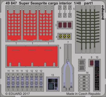 Eduard Photoetch 1:48 - Super Seasprite Cargo Int. (K-Hawk)