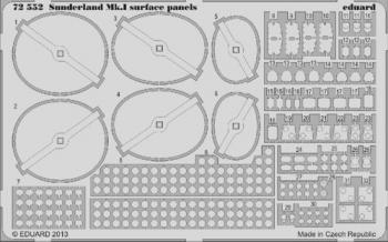 Eduard Photoetch 1:72 - Sunderland MK.I Surface Panels (Italeri)