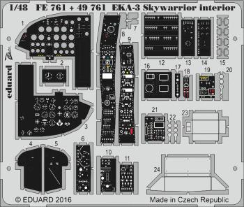 Eduard Photoetch (Zoom) 1:48 - EKA-3 Skywarrior Interior (TRU02872)
