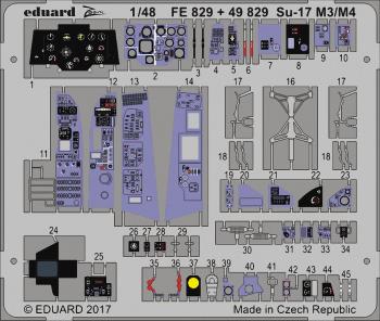 Eduard Photoetch Zoom 1:48 - Su-17 M3/M4  (Kittyhawk)