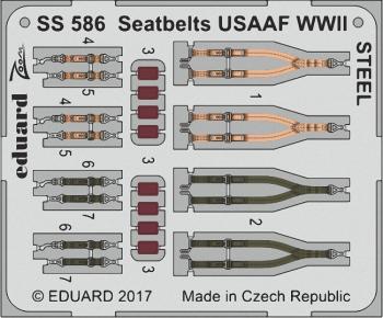 Eduard Photoetch (Zoom) 1:72 - Seatbelts USAAF WWII Steel