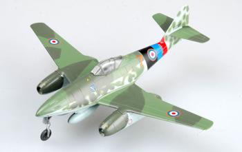 Pre-Built Plastic Model 1:72 - Messerschmitt Me262 A-1a - "Yellow 7", Captured by UK, May 1945 in Lubeca