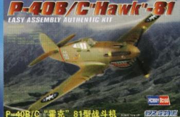 Hobbyboss 1:72 - P-40B/C Hawk - 81