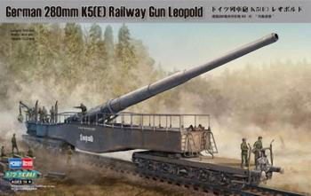 Hobbyboss 1:72 - German 280mm K5(E) Railway Gun Leopold