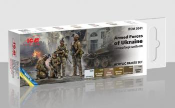 ICM Paint Set - Armed Forces of Ukraine Camouflage Uniform