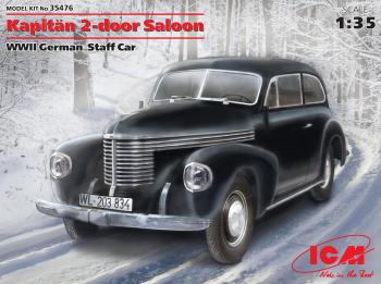 ICM 1:35 - Kapit n 2-door Saloon, WWII German Staff Car