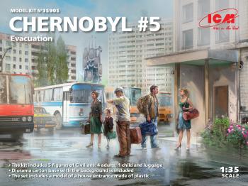 ICM 1:35 - Chernobyl #5 Evacuation 5 Figs