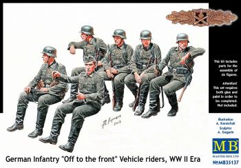 Masterbox 1:35 - German Infantry 'Off to the front' Vehicle Riders