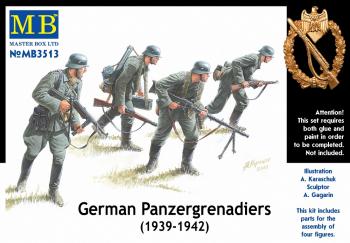 Masterbox 1:35 - German Panzergrenadiers (1939-1942)