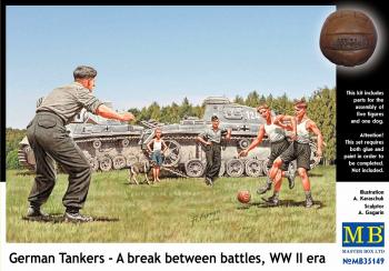 Masterbox 1:35 - German Tankers - A Break between battles