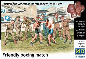 Masterbox 1:35 - British and American Paratroopers 'Friendly Boxing Match'