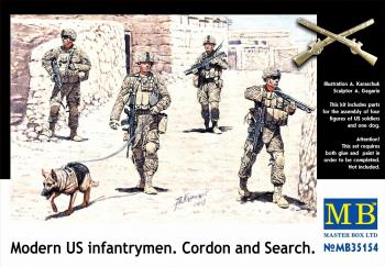 Masterbox 1:35 - Modern US Infantrymen 'Cordon and Search'