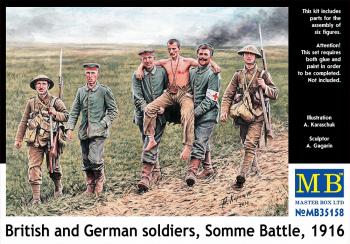 Masterbox 1:35 - British and German soldiers, Somme Battle, 1916