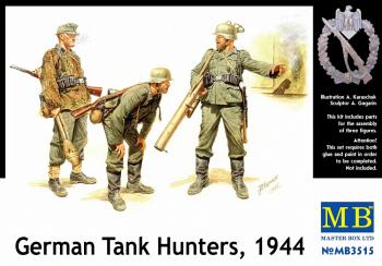 Masterbox 1:35 - German tank hunters, 1944