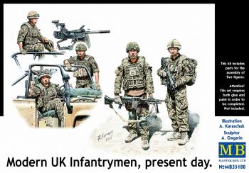 Masterbox 1:35 -  Modern UK Infantrymen, present day