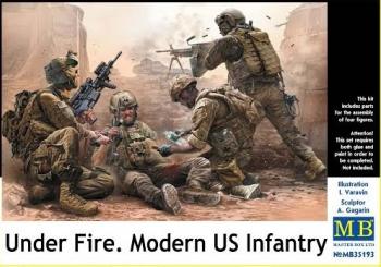 Masterbox 1:35 - Under Fire Modern US Infantry