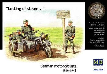 Masterbox 1:35 - German Motorcyclists 1940 - 1943