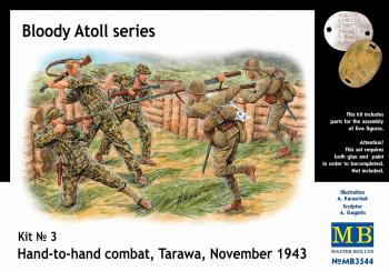 Masterbox 1:35 - 'Bloody Atoll Series. Kit No 3'. Hand-to-hand combat.  Tarawa, November 1943.