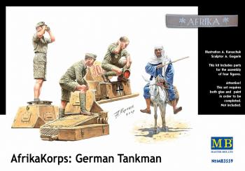 Masterbox 1:35 - "Deutsches Afrika Korp" Artillery Crew w/ Donkey