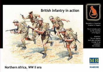 Masterbox 1:35 - British Infantry in action, Northern Africa, WW II era