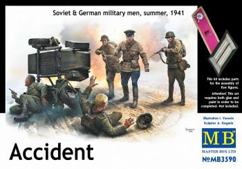 Masterbox 1:35 - Accident, Soviet & German Military, Summer 1941