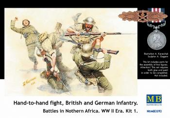 Masterbox 1:35 - British and German Infantry, Battles in North Africa Kit 1
