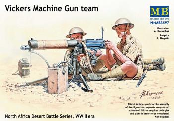 Masterbox 1:35 - Vickers Machine Gun Team