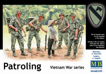 Masterbox 1:35 - Patrolling, Vietnam War Series