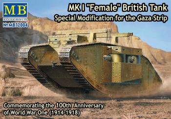 Masterbox 1:72 - MK I Fale British Tank, Special Modification for the Gaza Strip
