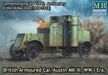 Masterbox 1:72 - "British Armoured Car, Austin, MK III, WW I Era"