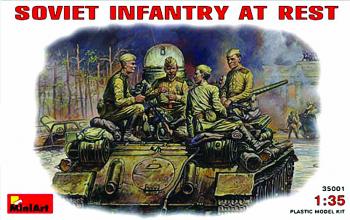 Miniart 1:35 - Soviet infantry at rest