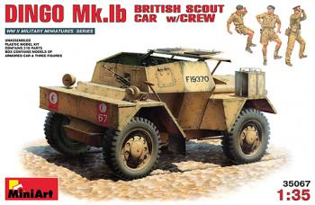 Miniart 1:35 - Dingo Mk 1b British Armoured Car w/ Crew