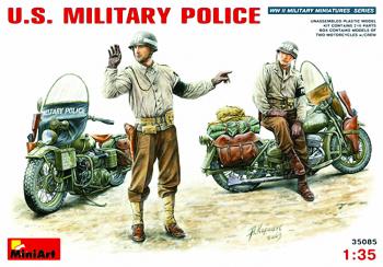 Miniart 1:35 - US Military Police w/ Motorcycle