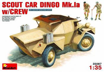 Miniart 1:35 - Scout Car Dingo Mk 1a w/ crew