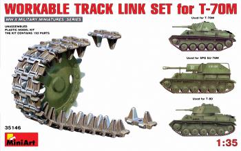 Miniart 1:35 - Workable Track Link Set for T-70M Light Tank